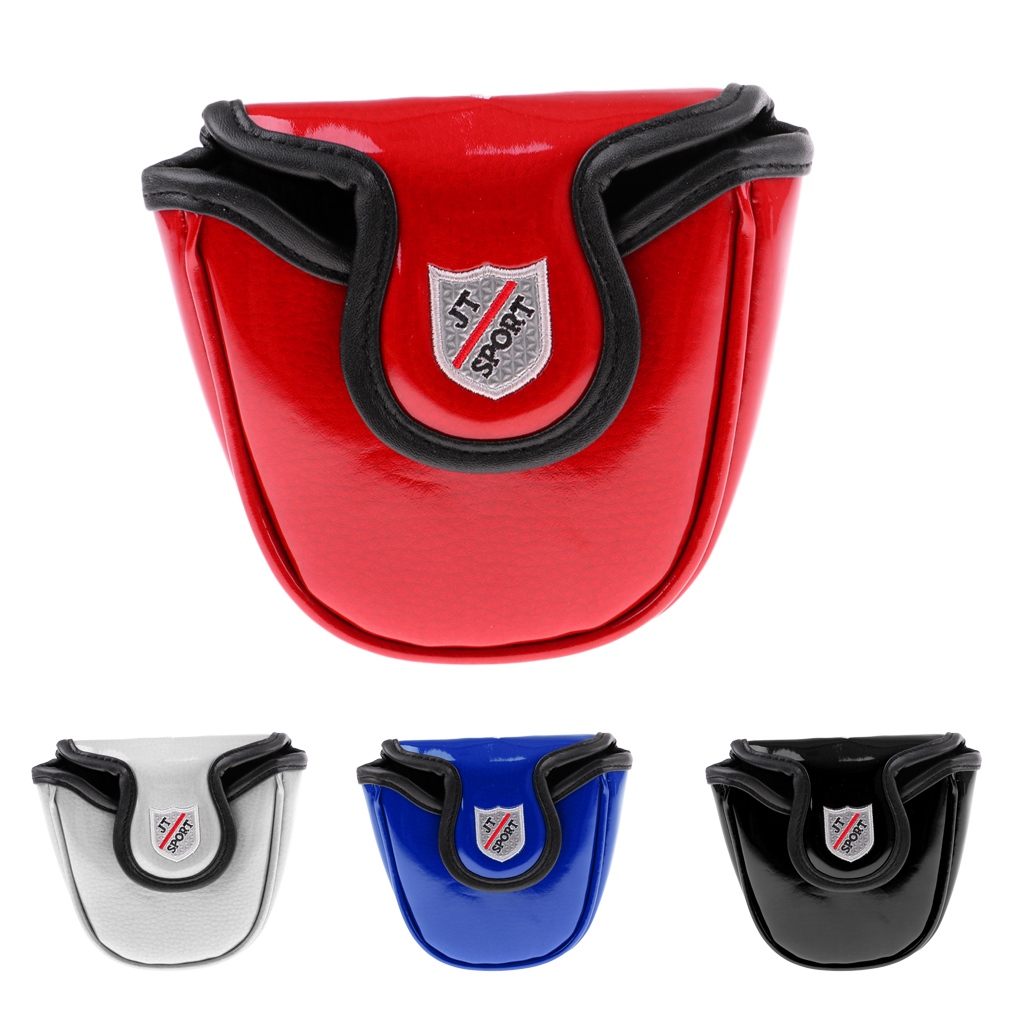 Durable PU Golf Putter Cover - Universal Mallet Headcover - Magnetic Closure - Golf Equipment