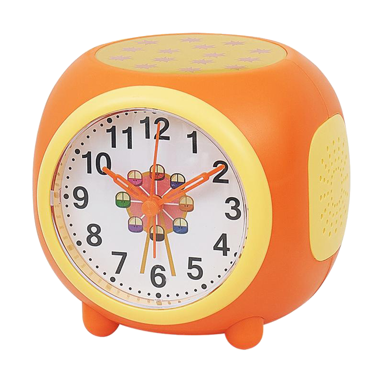Star Projector Night Lights Alarm Clock Kids Rotating Star Moon Projection Lamp, Snooze Clock