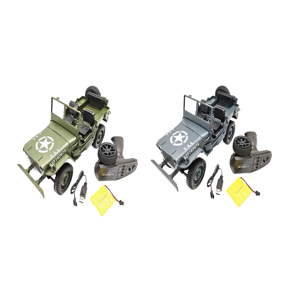 1/10 4WD 2.4G Remote Control RC Truck Buggy Car Jeep C606 with Accessories