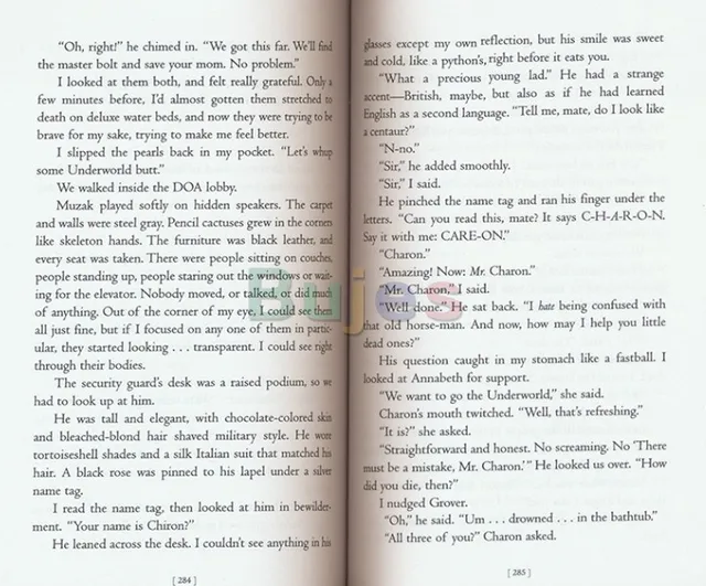 5 Books/Set Percy Jackson & The Olympians English Original Novel