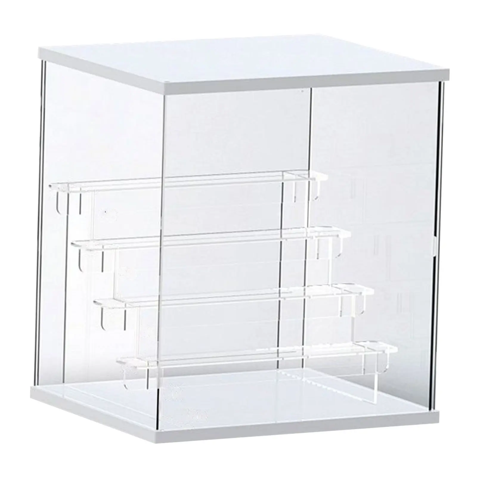 Acrylic Display Case, Clear Showcase Storage Organizer for, Display Cabinet Dustproof for Figure Toy Skirt Stone