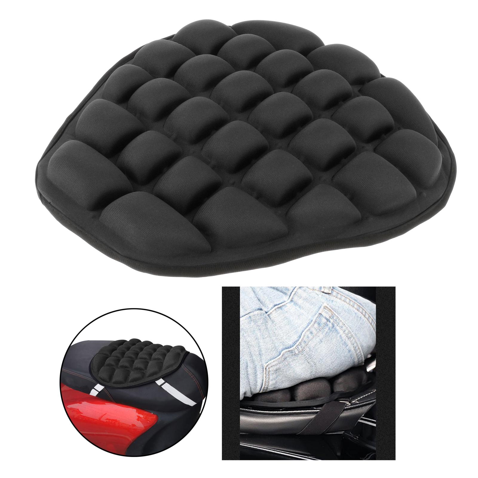 Motorcycle Pad Shockproof Breathable Air Seat Cushion TPU 3D Motorcycle Cushion Sun-proof Breathable Seat Pad Car Accessories
