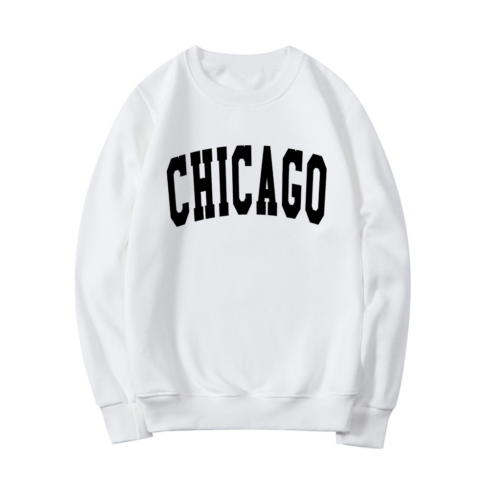 Chicago cidade chicago moletom com capuz unissex