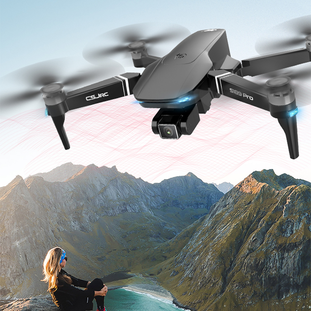Folding S189 Drone with Camera 5G WiFi FPV 2.4G App Control Headless Mode RC Quadcopter for Beginners Adults