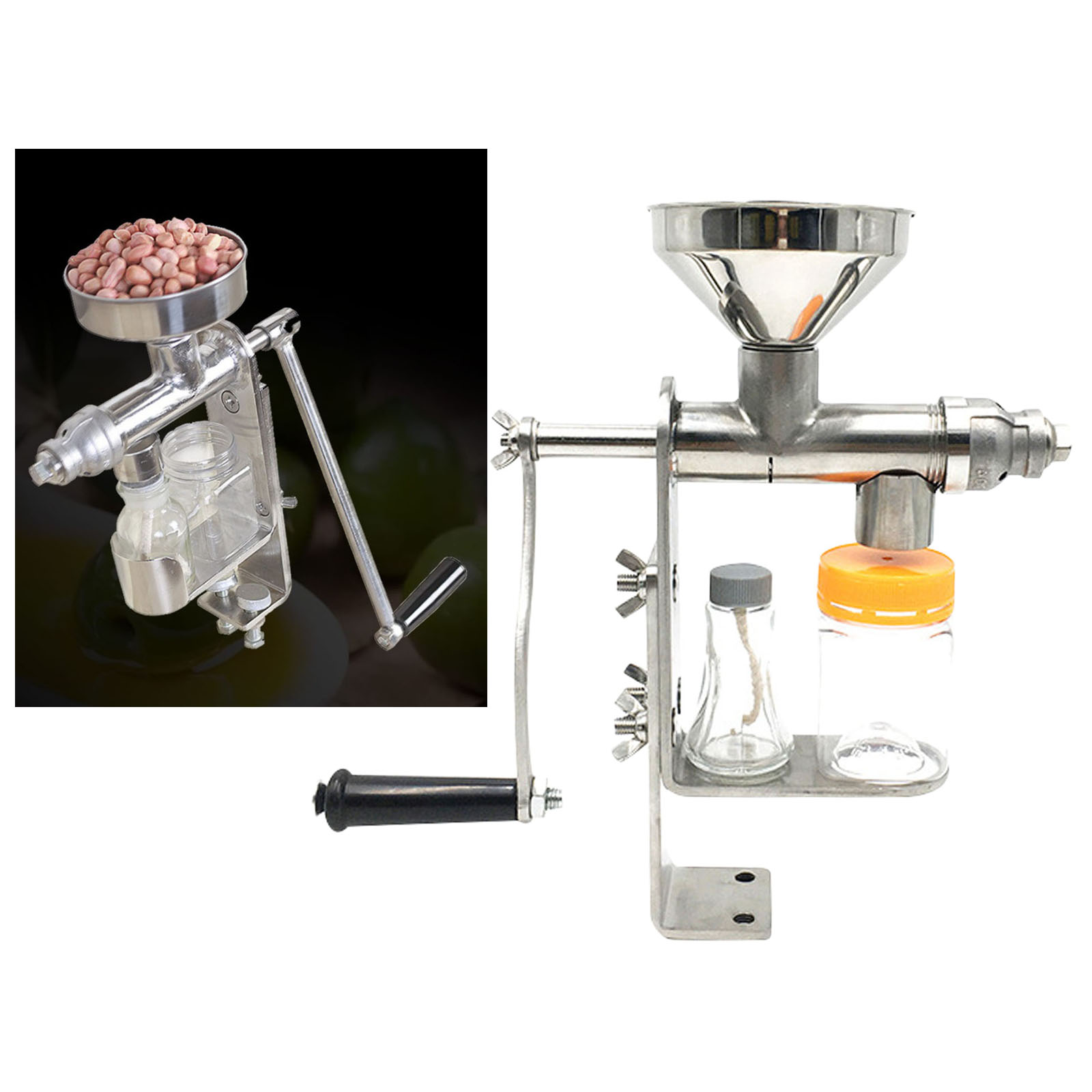 Manual Oil Press Machine Oil Extractor Hand Press Oil Expeller for , Walnut Seeds,  Seeds, Peanut Seeds