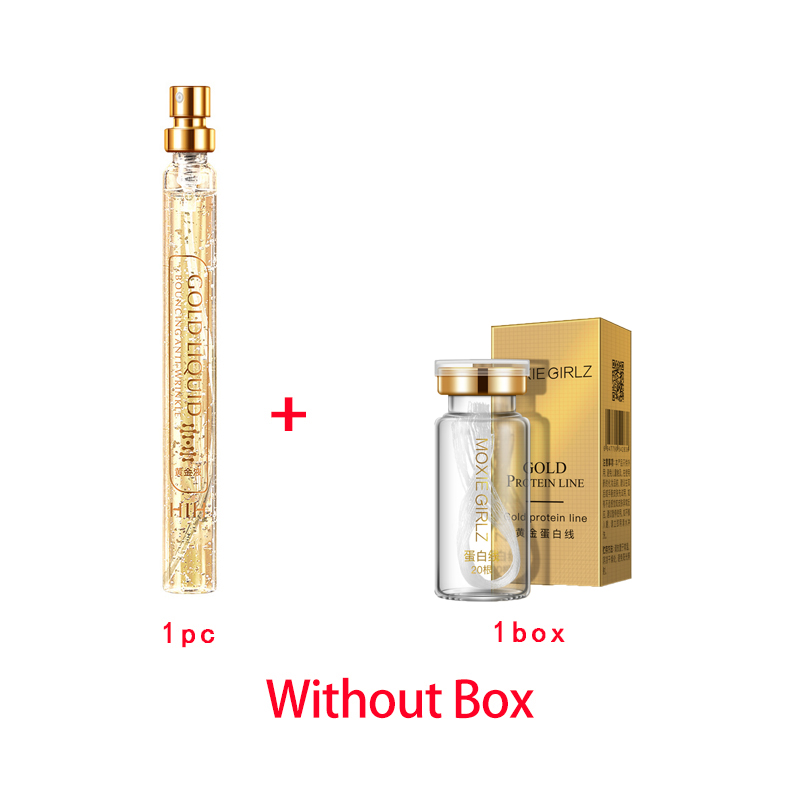 Best of 24K Gold Face Filler Absorbable Collagen Protein Thread Face Lift Plump Silk Fibroin Line Carving Anti Aging Essence Face Serum Reviews & Tips