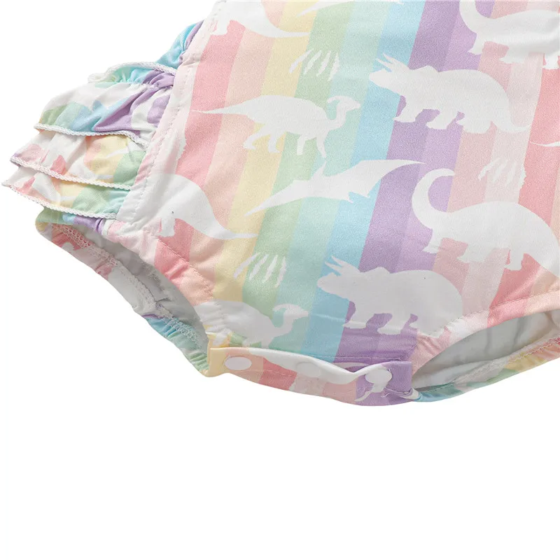 0-24M Newborn Unicorn Rainbow Jumpsuits Baby Romper