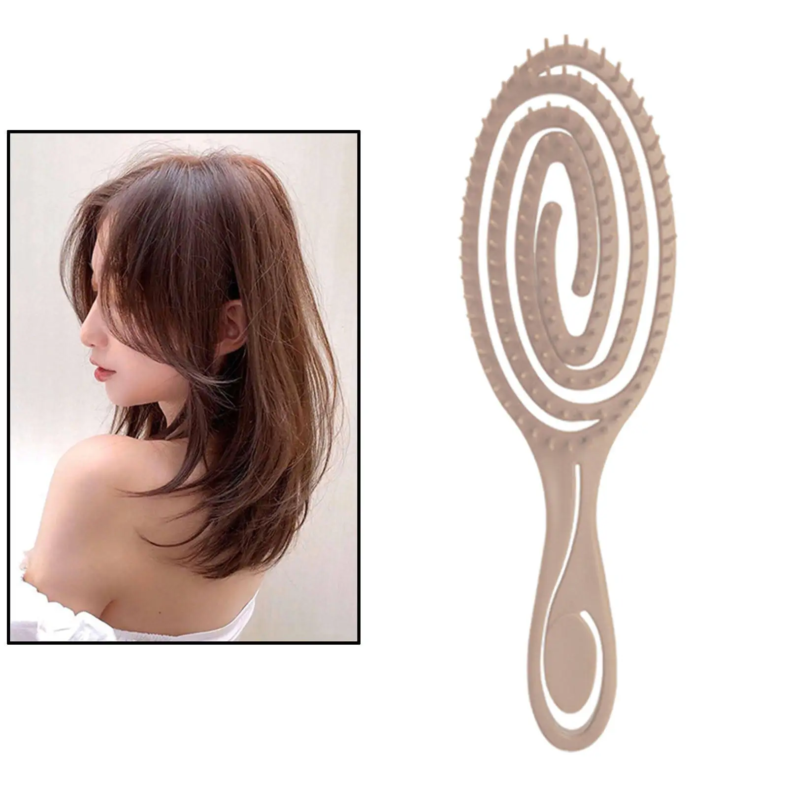 Vented Hair Brush Hair Detangler Styling Tools Faster Blow Drying Comb for Barber Hairdressing