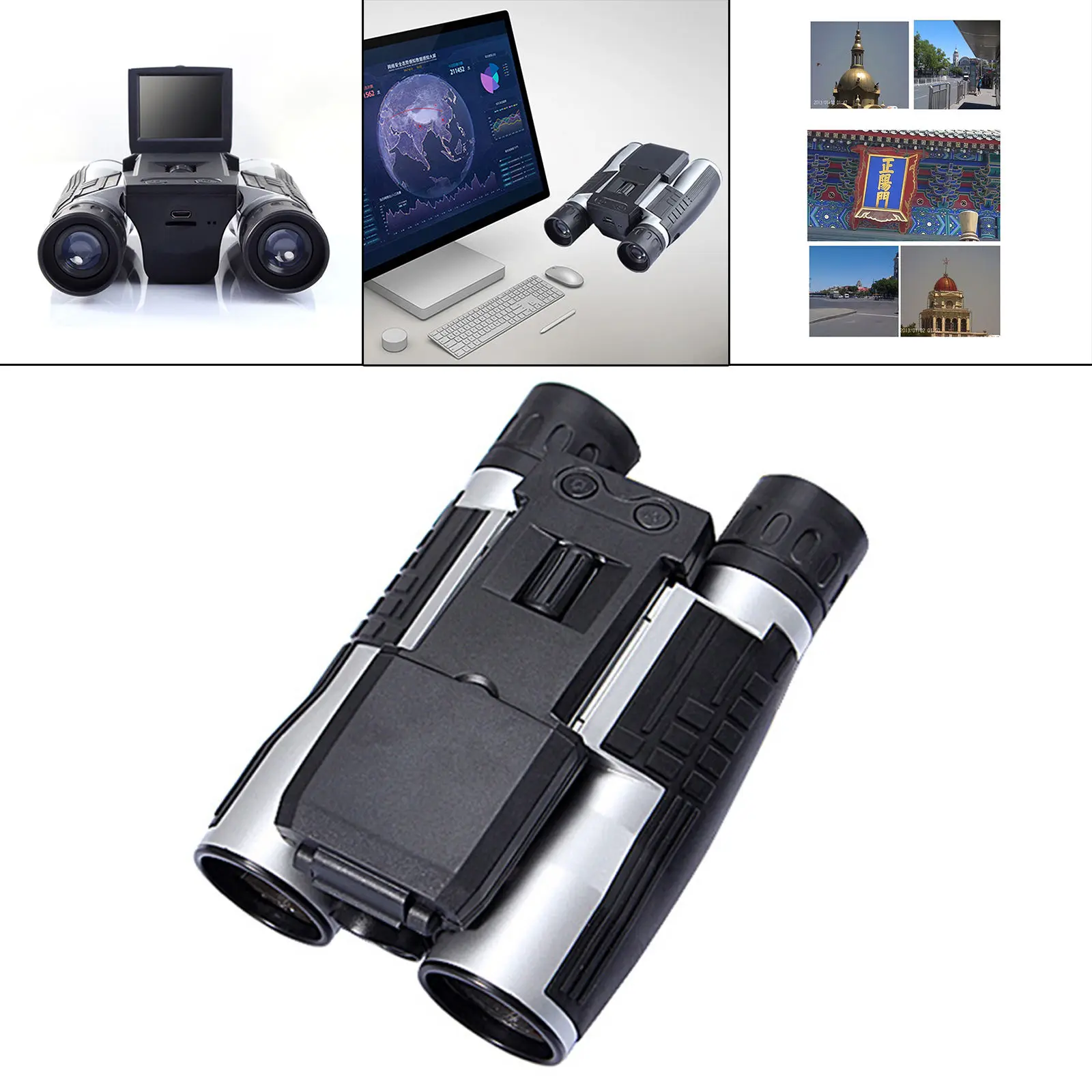 Telescope Screen Video Photograph Photo HD Imaging Binocular for Travel Outdoor Work