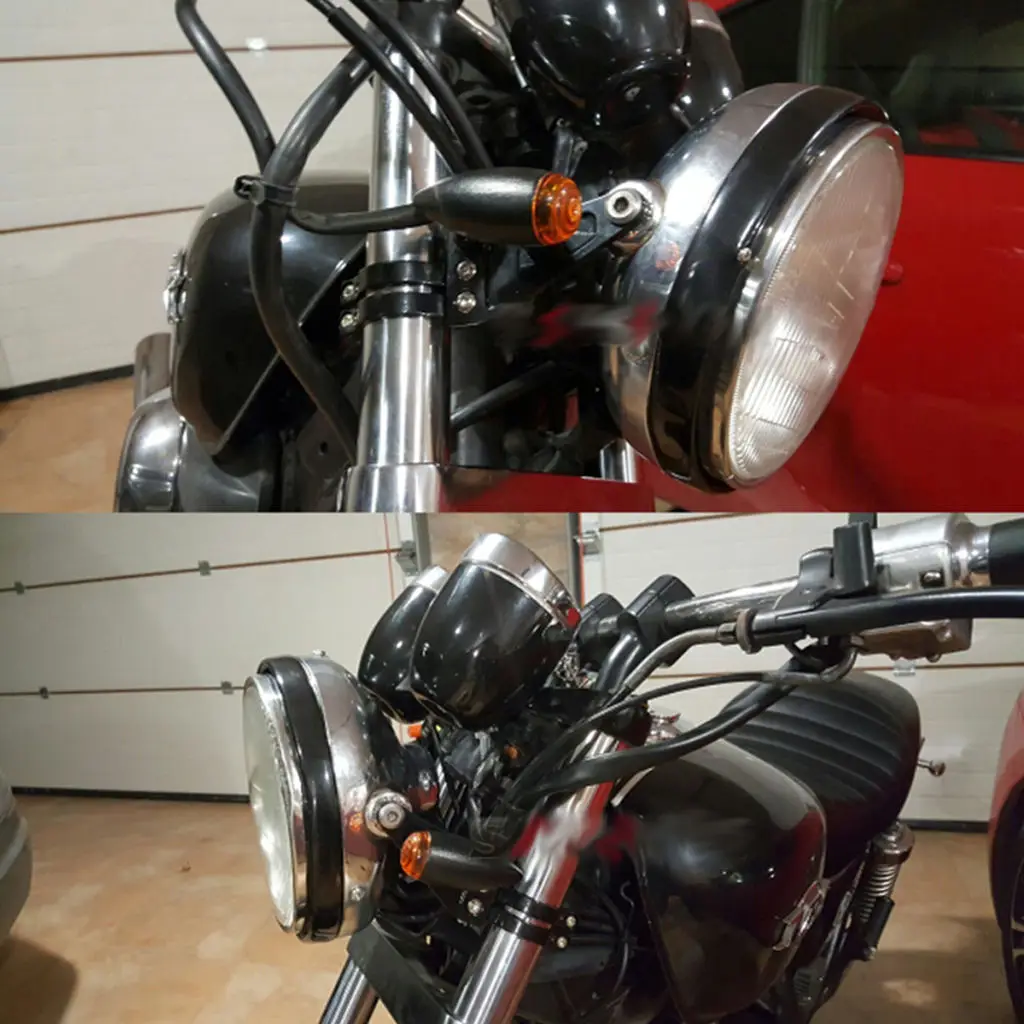 For 41mm Fork Motorcycle Headlight Mount Bracket Head Lamp Holder Aluminum