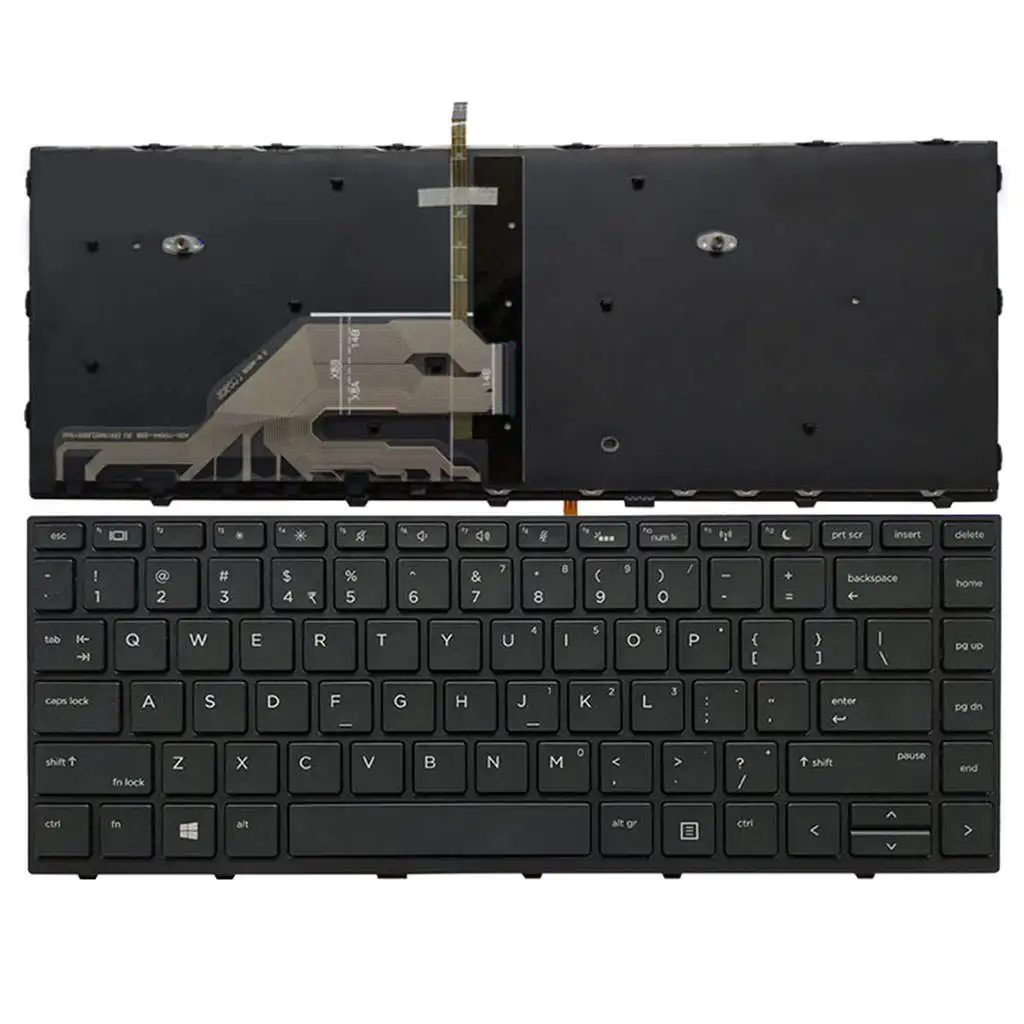 Laptop US Layout Keyboard with Backlit Replace for HP ProBook 430 G5 Notebook 440 G5