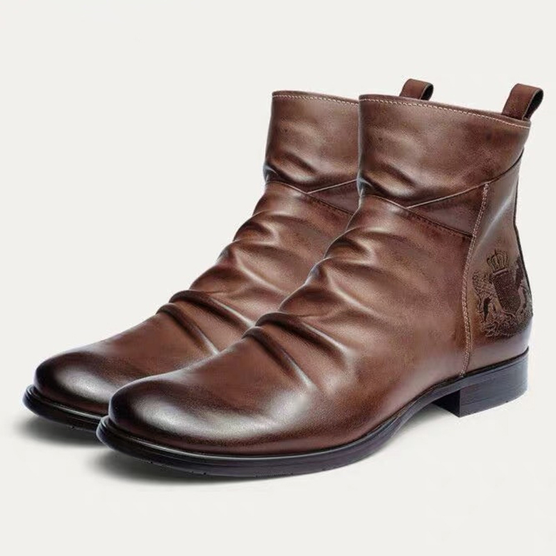 بوت چرم طبیعی آکسفورد Luxury Ankle Boots 15 Hbcc32f260d4e4202b2a88296ac39a5c5R