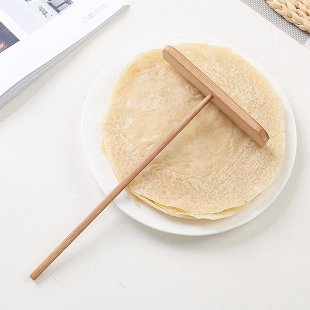 4pcs T Shape Crepe Maker Pancake Batter Wooden Spreader Stick, Wooden Crepe  Tools,crepe Spreaders F Tw