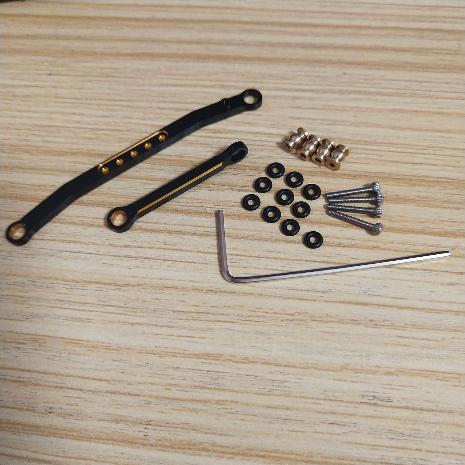 1/24 Model Car Copper Steering Linkage High-tightening Durable Linkage for AXIAL SCX24 AXI00001 Car Upgrade
