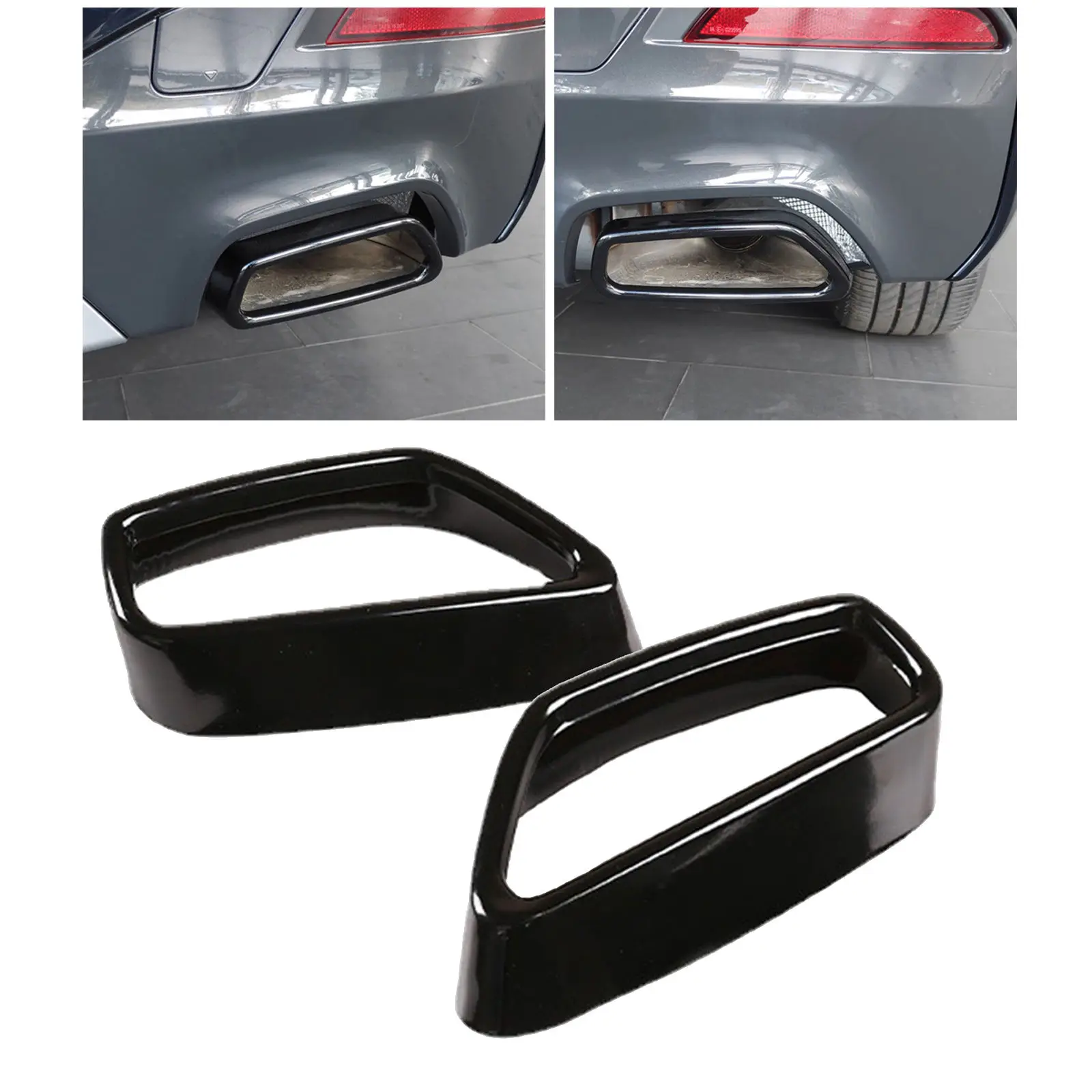 Car Rear Exhaust  Pipe Cover Trim Fits for BMW 5 G30 G38 Professional