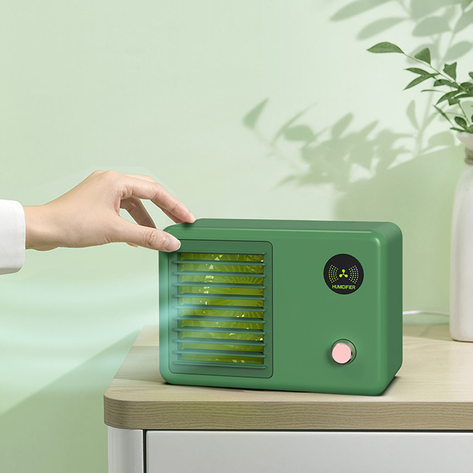 Condicionador de ar portátil mini ventilador de