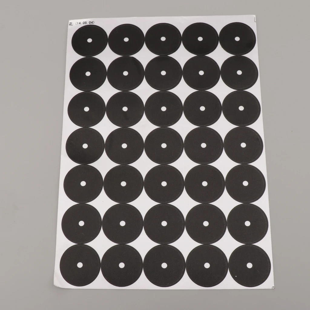 Set Of 30Pcs Black Pool Table Spot Marking Stickers Snooker Balls Sticker