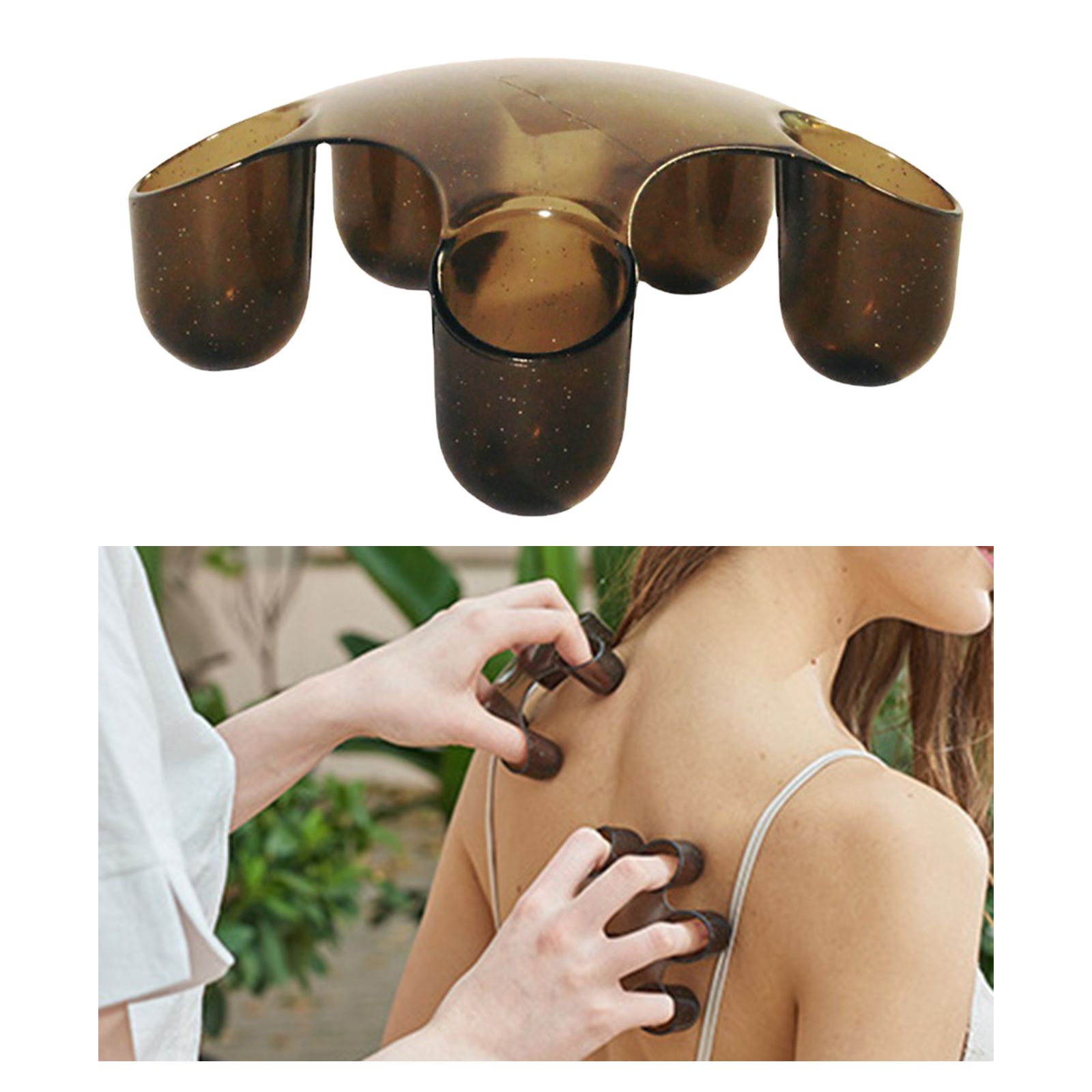 Five Finger massager Fingers Head Scratcher Hair Massager Neck Massage Scalp Pressure Relaxation For Hair Care Head Body Relax