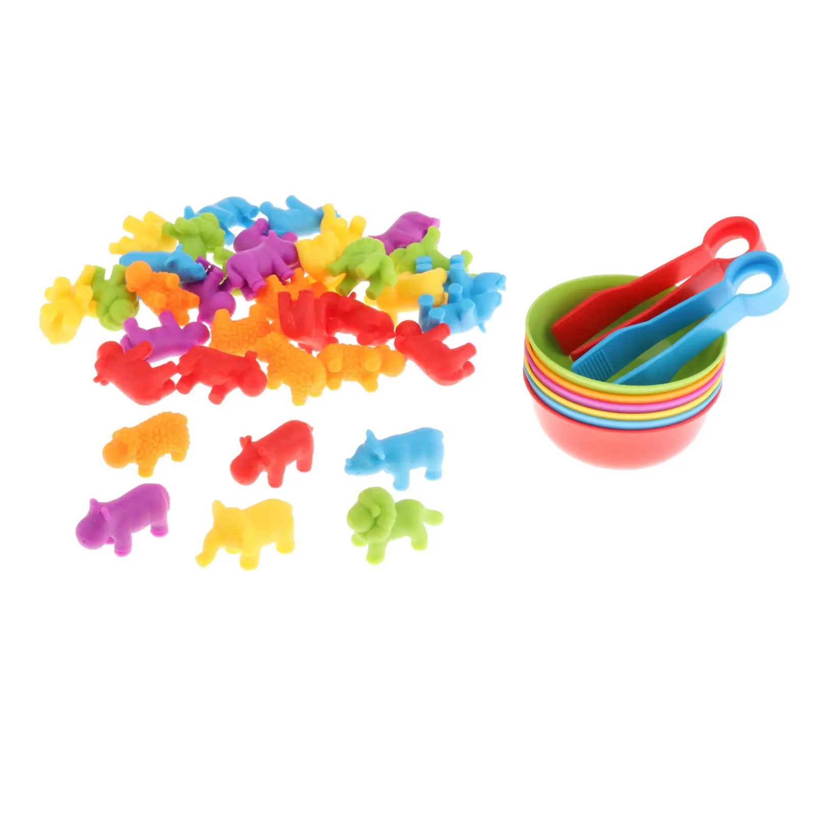 Colorful Sorting Toys with Bowls Early Learning Counting Educational Toys for Toddler Kids Child