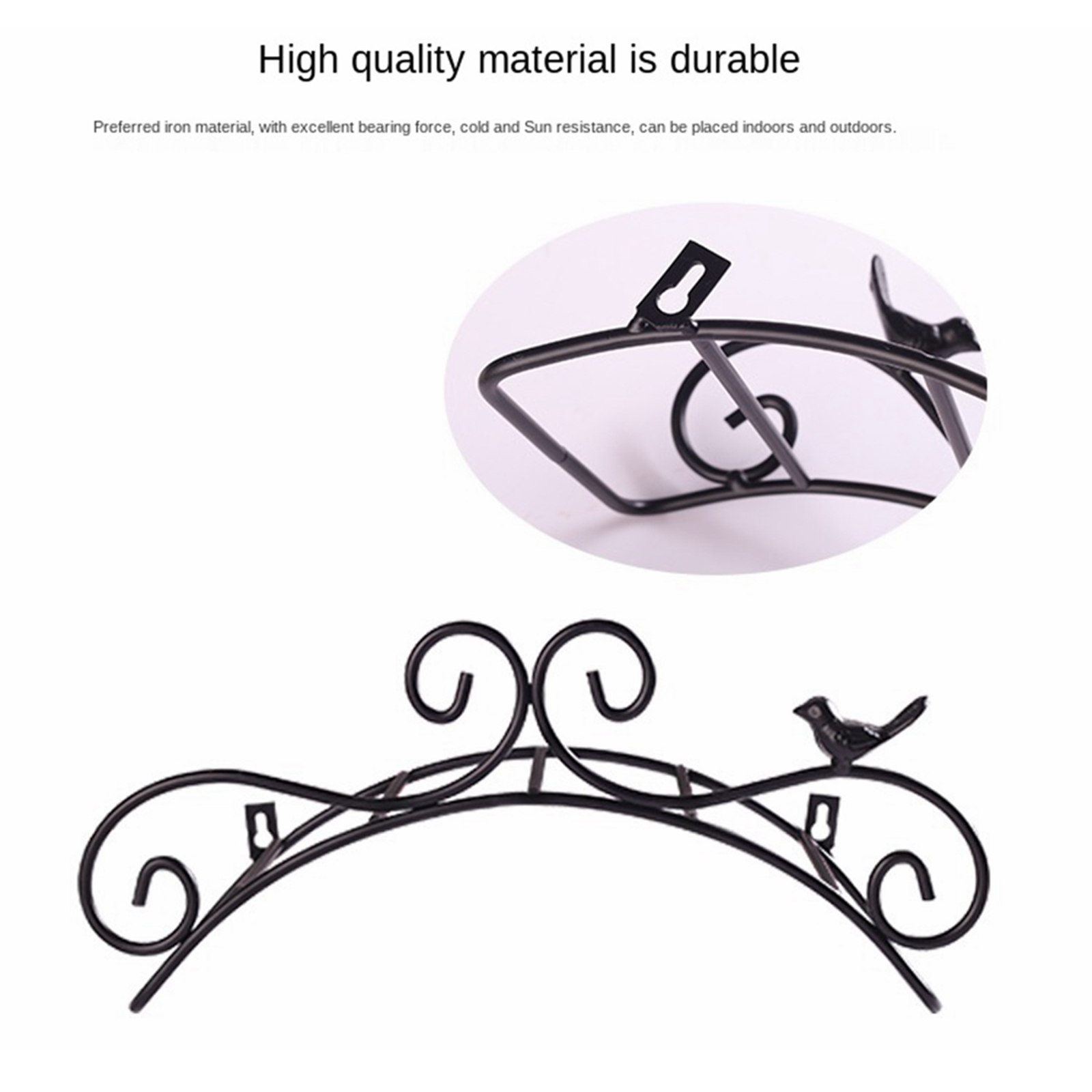 Heavy Duty Iron Graden Hose Holder Storage Rack Wall Mounted Pipe Hanger Home Garage Organizer Stand Hanging Bracket