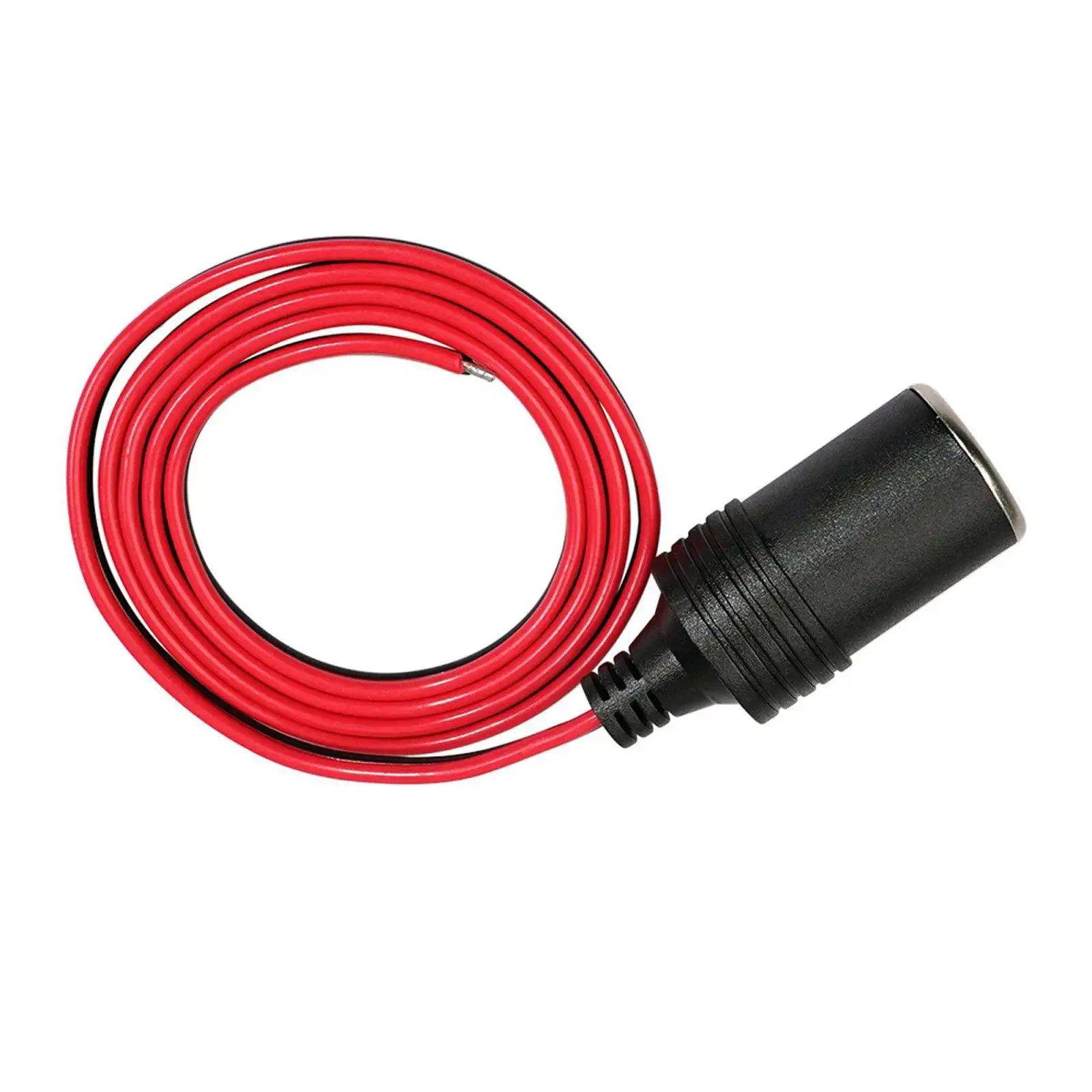 10A 12V 24V Car Cigarette Lighter Female Socket Cable Cord Power Plug Adapter