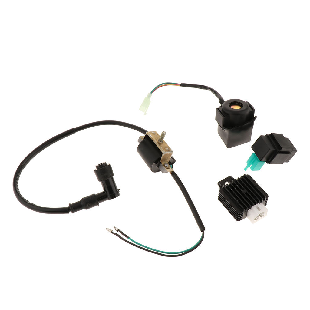 Performance Ignition Coil + AC CDI + Starter Relay Solenoid for 90cc ATV