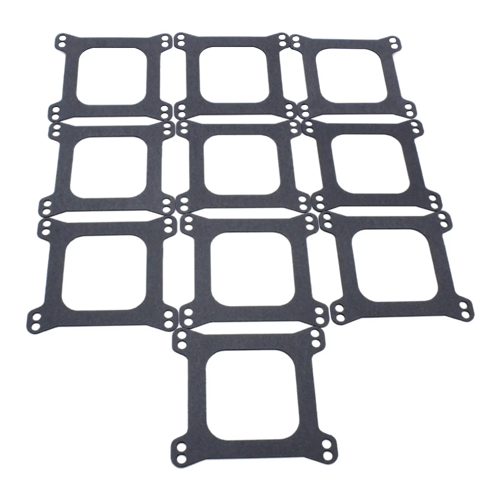 10 Pieces Carburetor Gasket Kit 2033 Square Bore High Temperature Base Gaskets for Barry Grant
