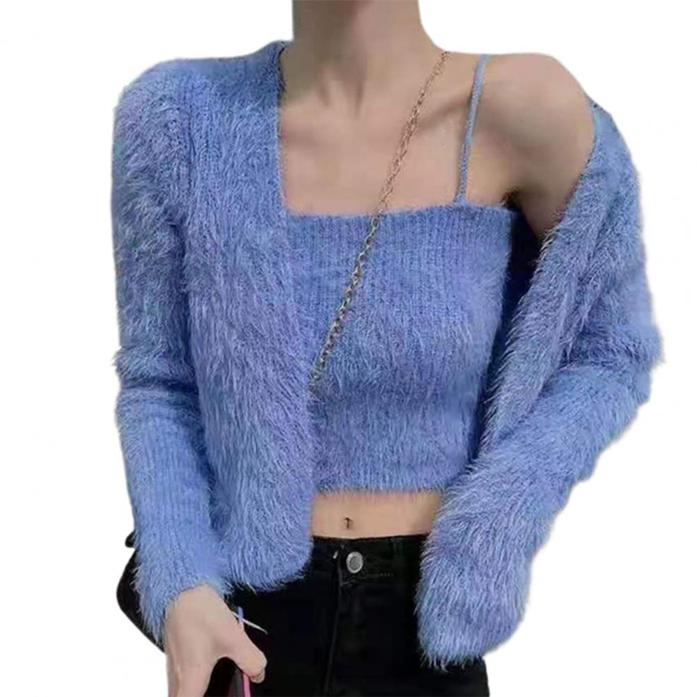 curto estilingue colete cardigan