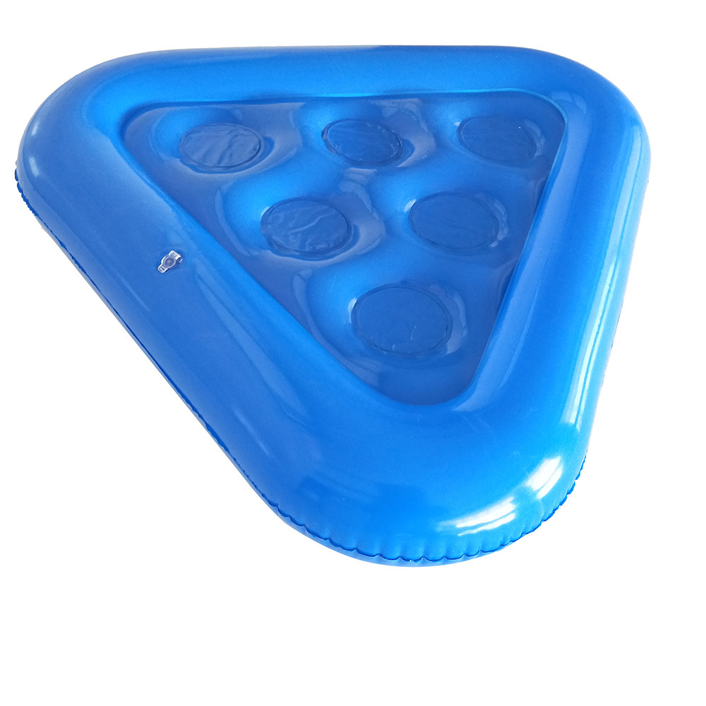 Inflatable Swimming Pool Floating Drink Holder with 6 Holes Large Capacity, Drink Float for Swimming Pool Party Beach Water Fun