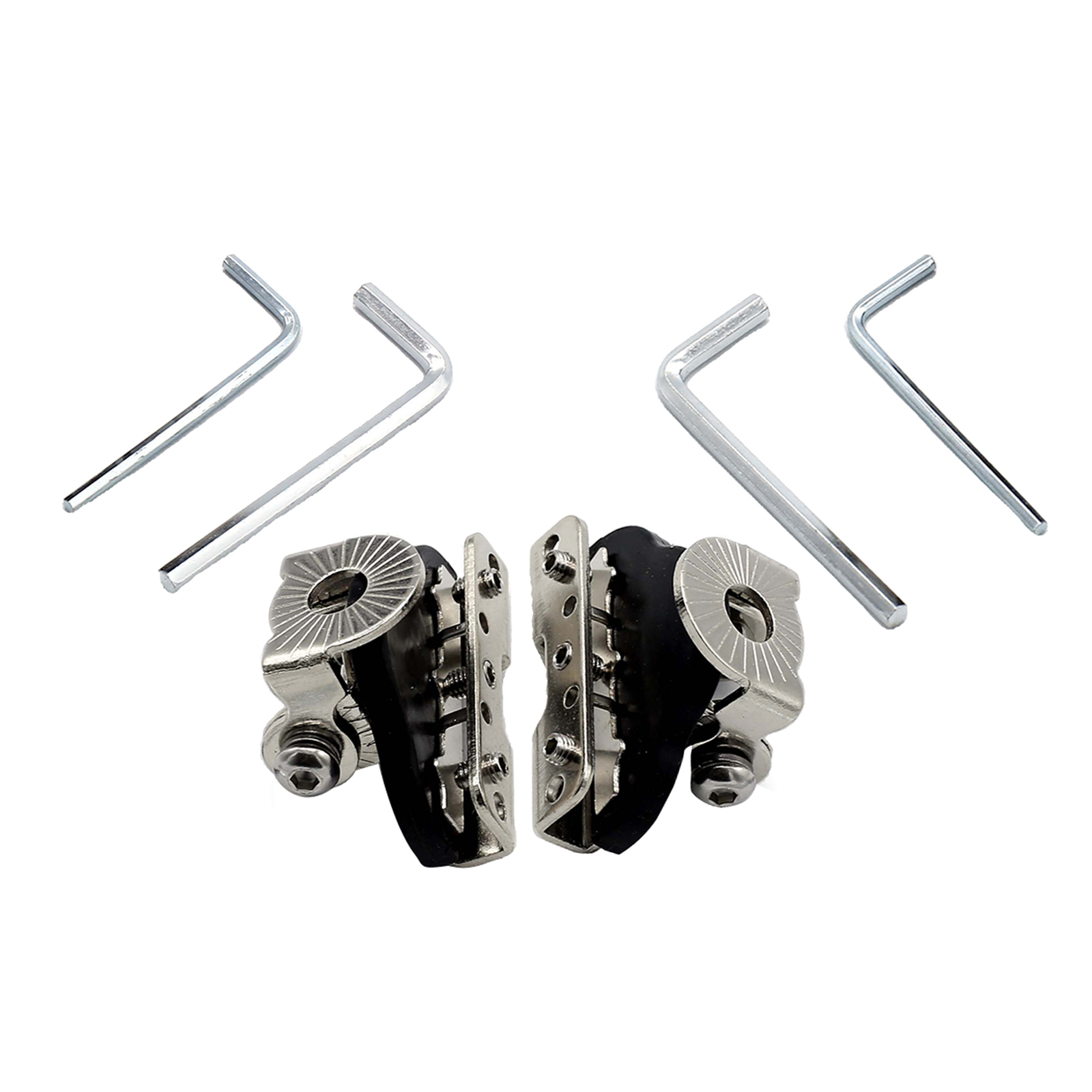 2 Pieces Stainless Steel Universal Car LED Work Light Bar Mounting Bracket Holder, Simple Installation