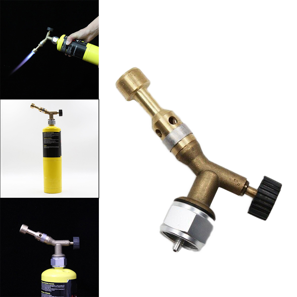 Propane Gas Torch Head Hand Ignition for MAPP Adjustable Flame for Welding Plumbing Solder