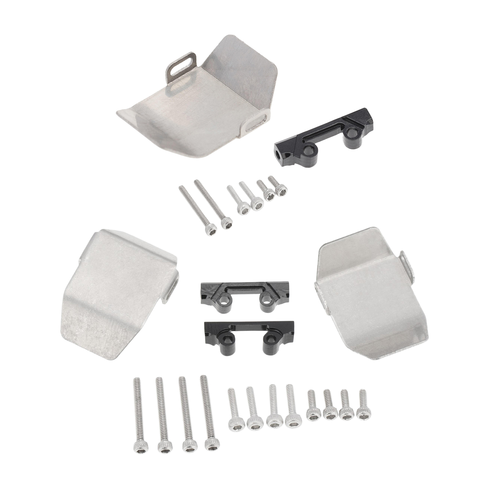 Guard Axle Protector Skid Plate Parts for 1/24 RC Crawler Axial SCX24 90081