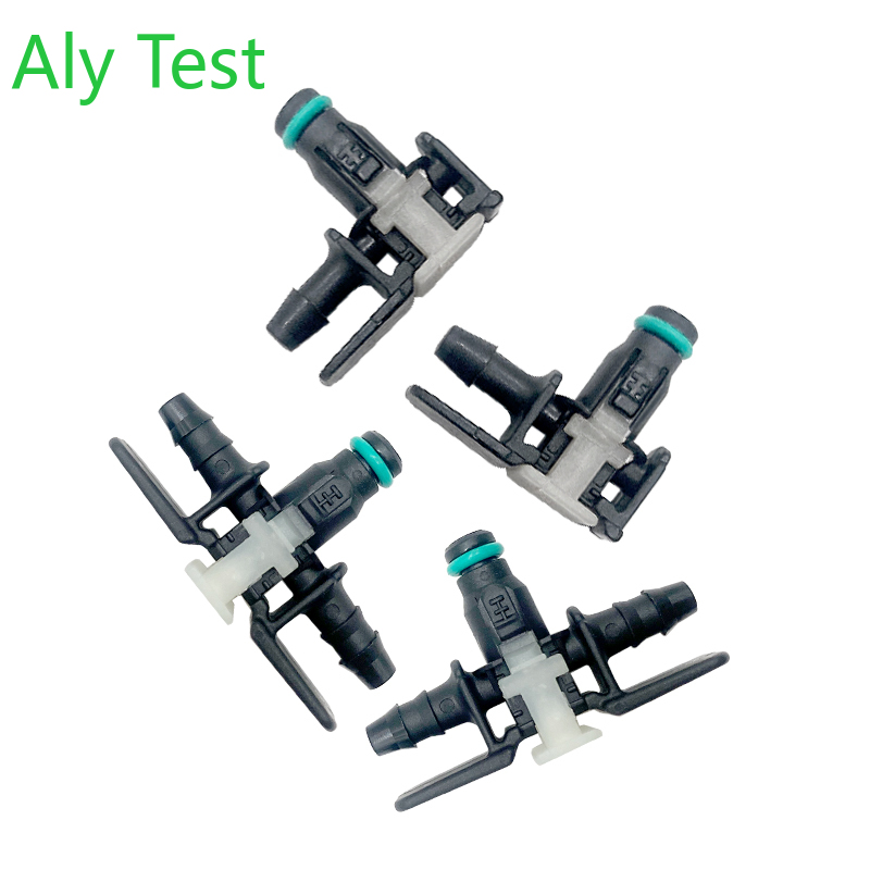 10-teilige Adapter für Kraftstoffrohr verbindungen für Bosch-Injektor-Dreiwege-Zweiwege-Schnell kupplung – Detail 1