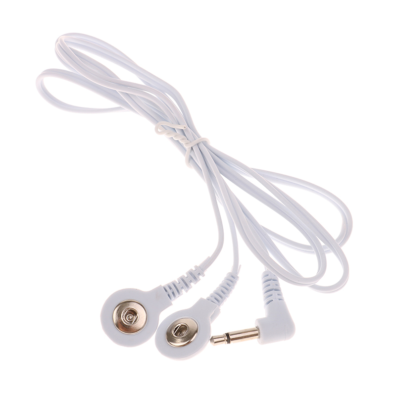 Best of 2 / 4Buttons Electrotherapy Electrode Lead Wires Cable For Tens Massager Connection Cable Massage &amp; Relaxation 2.5 / 3.5mm Reviews & Tips