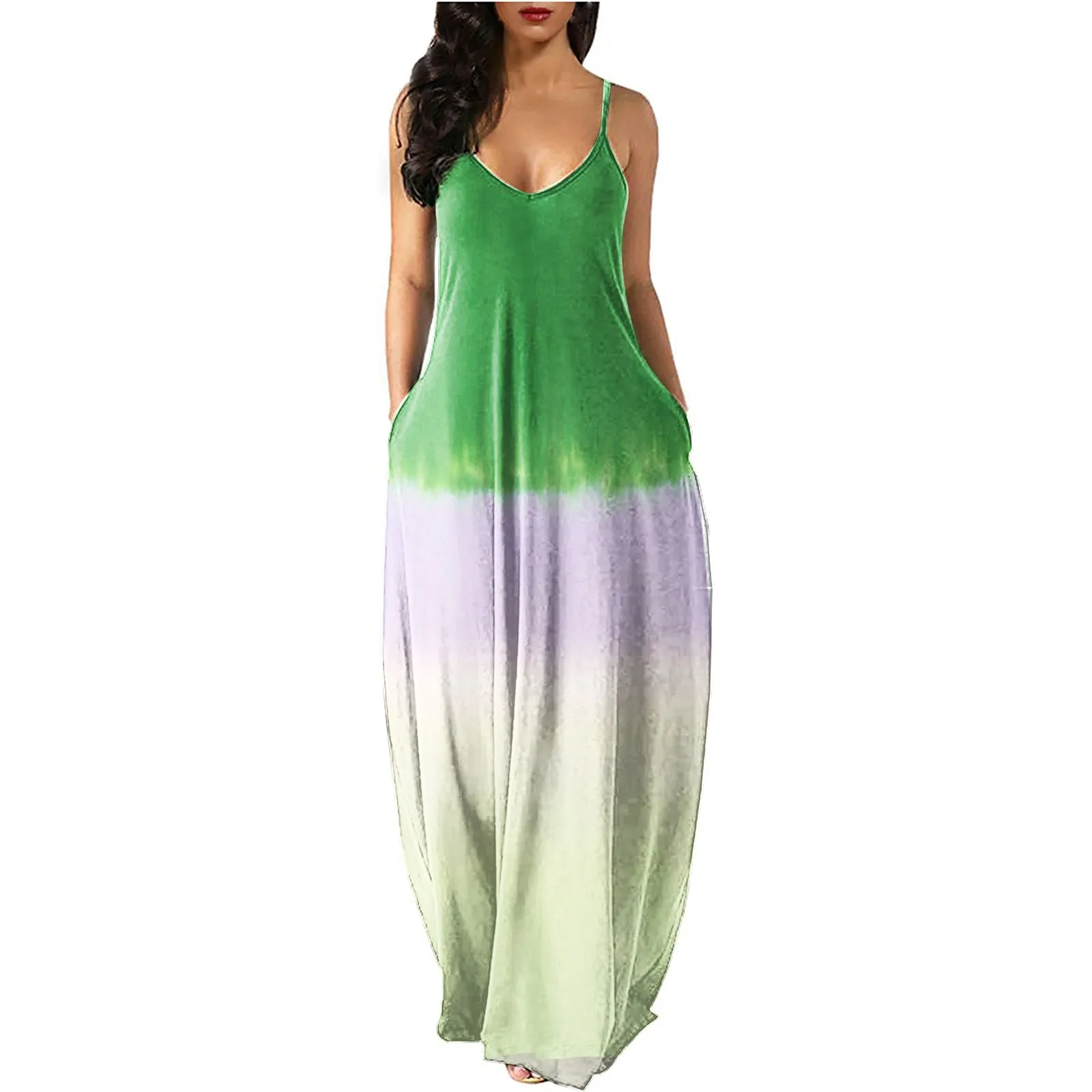 Women's Loose Sleeveless Long Dress - Very Great Deals
