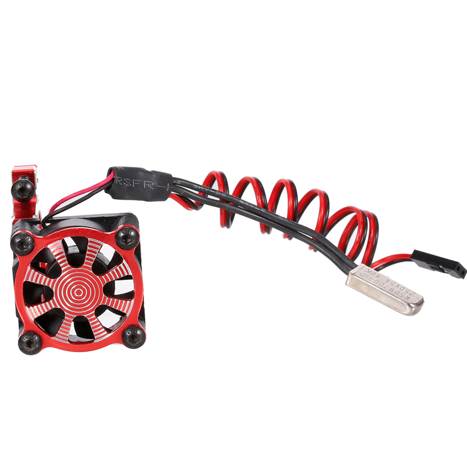 Heat Sink High Speed Cooling Fan for 1/8 1/10 RC Car Racing Car Replacement