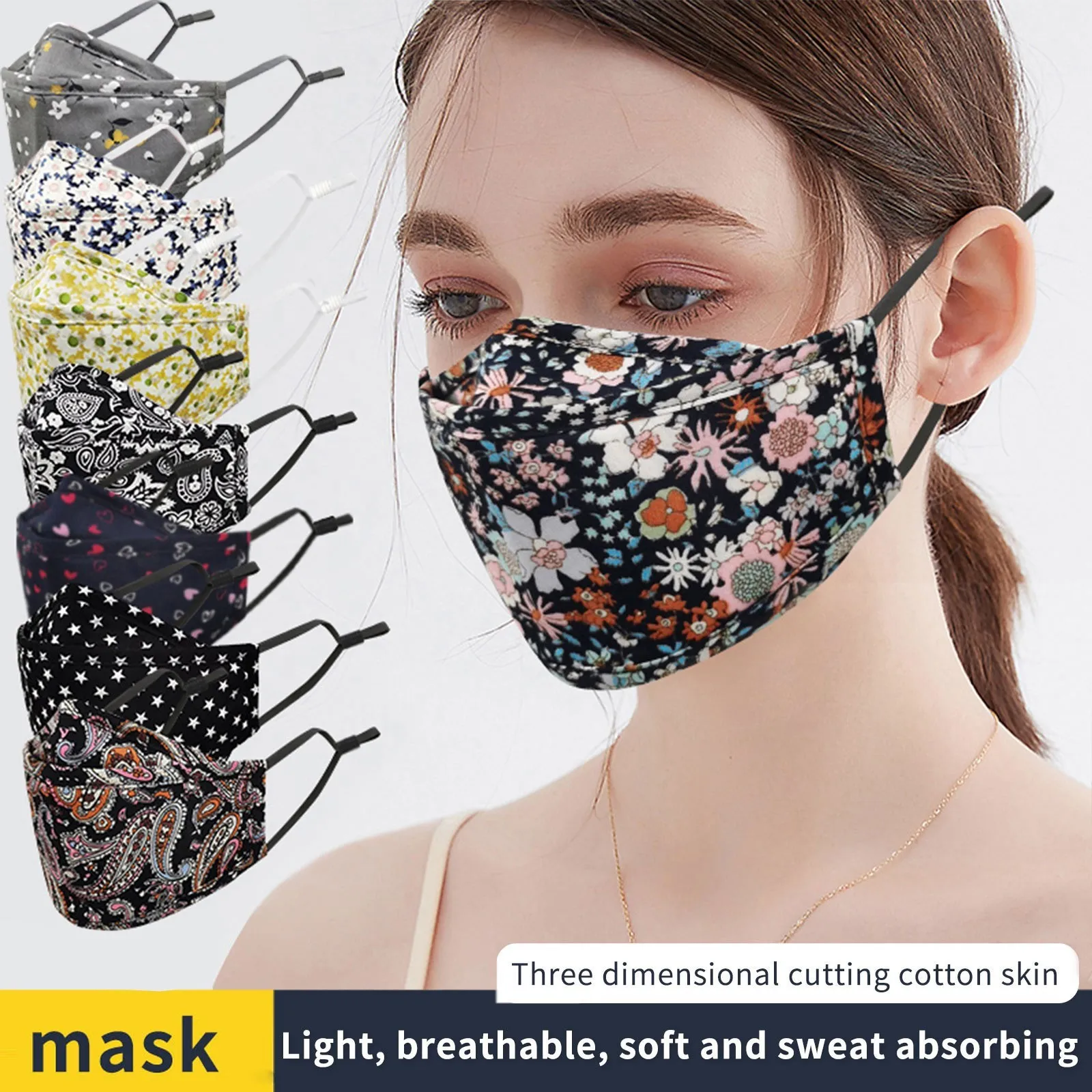 Christmas Unisex Cotton Facial Mask Floral Reusable Face Warm Windproof Fish Type Masks Halloween Mask Cosplay Маска Для Лица funny halloween costumes