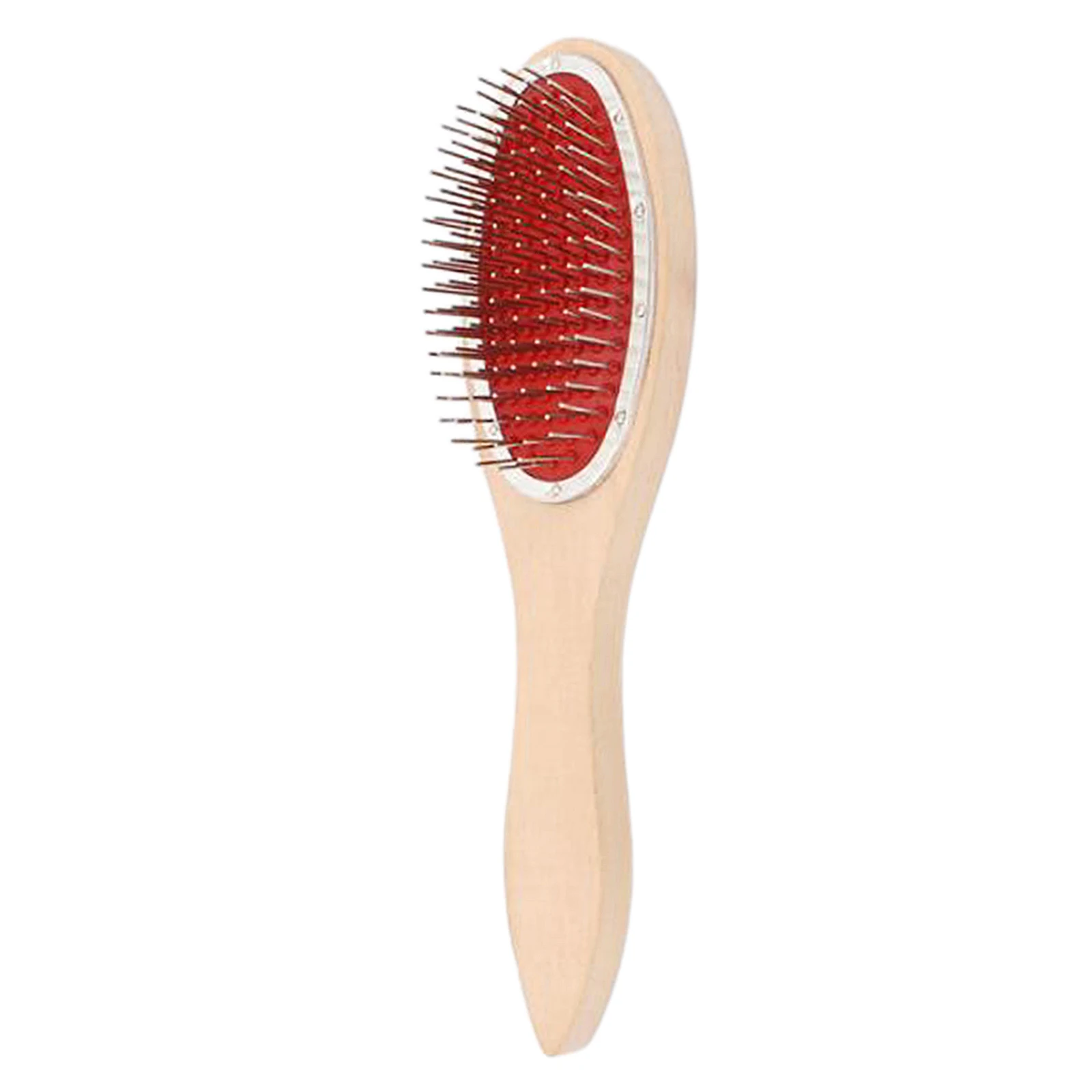 Professional Anti Static Wood Comb Detangling Steel Tooth  Wig Hair Extensions Travel Mini Wig Styling Products Hair Brushes