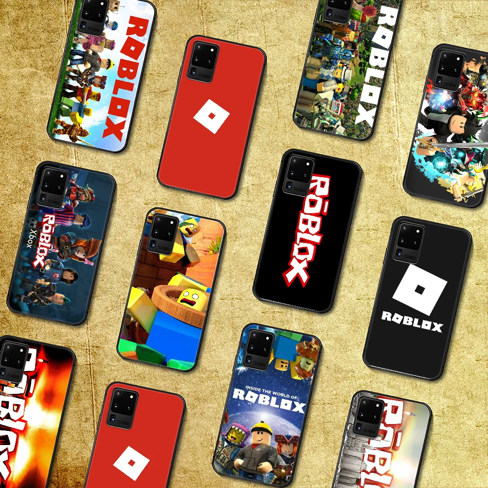 Roblox Game Phone Case Cover Hull For Samsung Galaxy S 7 8 9 10 E 20 Fe Edge Uitra Plus Note 9 10 20 Black Funda 3d Shell Phone Case Covers Aliexpress - roblox black friday gold