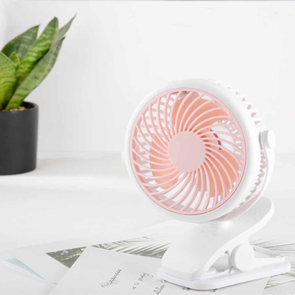 Small Fan Rechargeable USB Powered Mini Clip on Desk Fan USB Fan Portable Cooling USB Fan for Friends Family