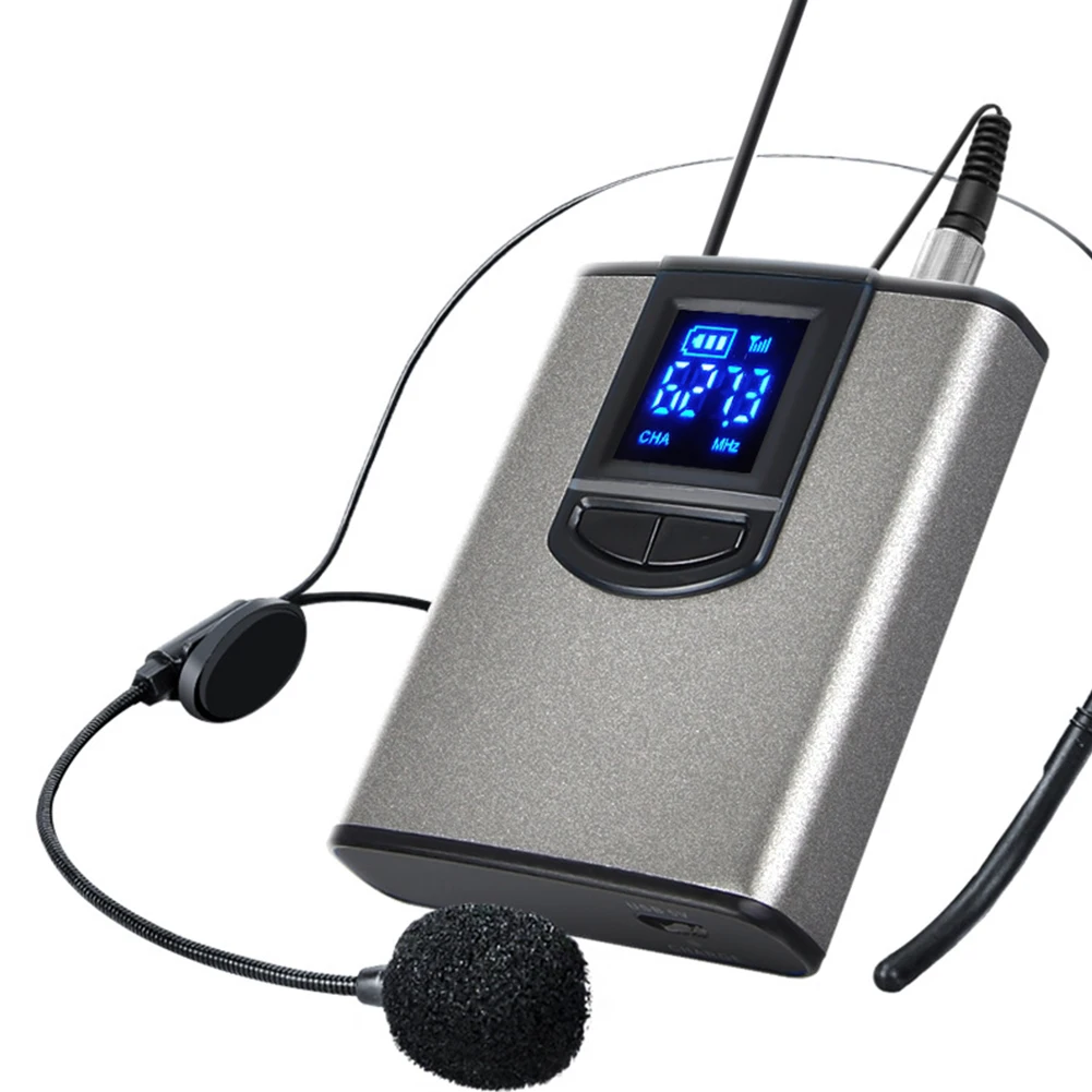 Lapel Headset Public Speaking Mini Portable Stable Signal Scholar Teaching Speech Wireless Microphone Receiver Transmitter