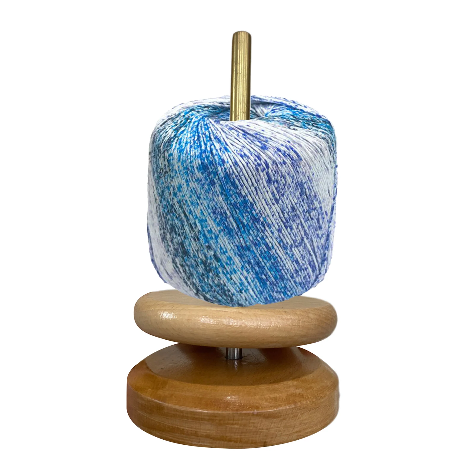 Yarn Holder Wood  Knitting Tools Beginner Crochet Accessories Stand Sewing Thread Spool Wool Ball Winder Tool Accessory