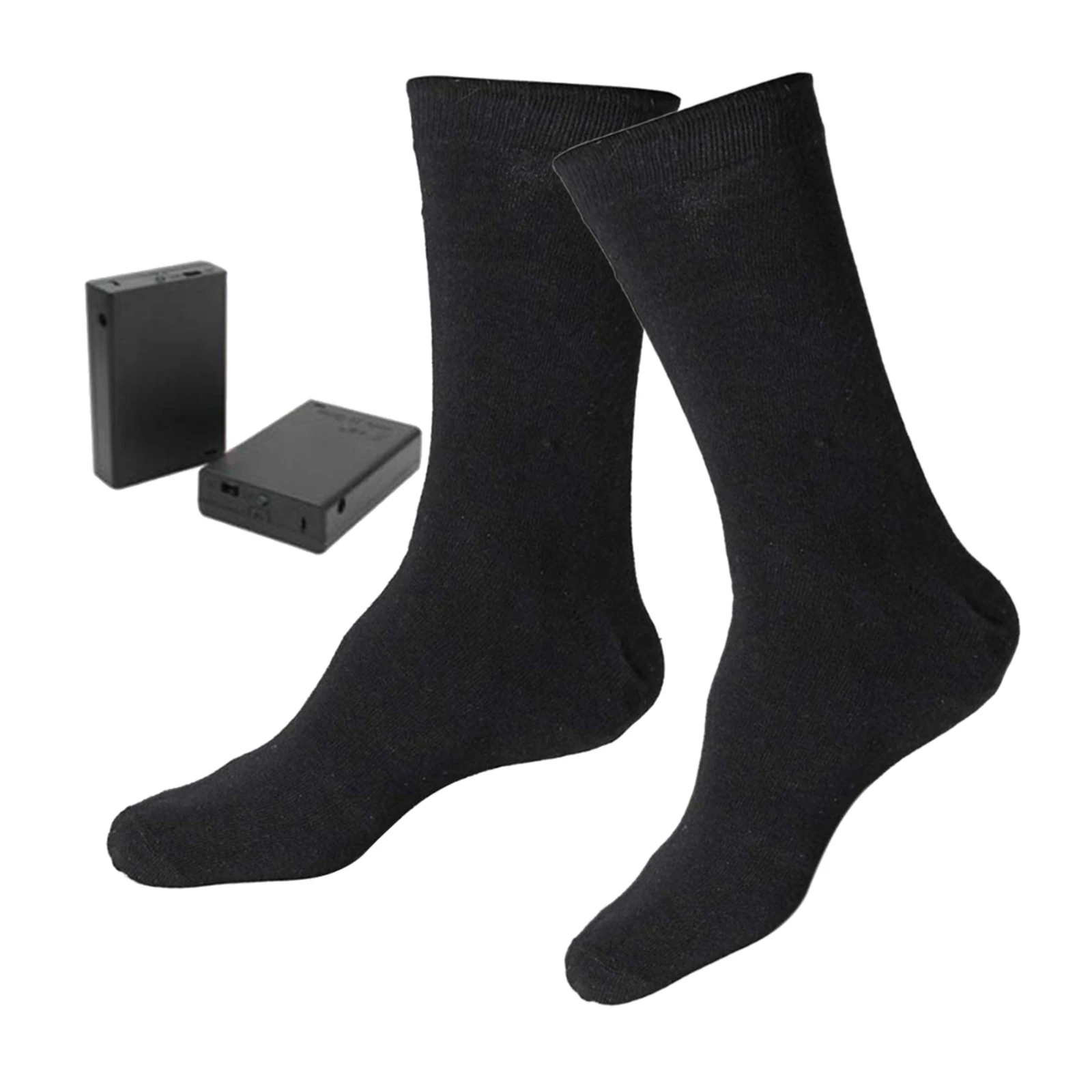 Heated Socks for Men Women - Rechargeable Battery 4.5V Electric Socks with Large