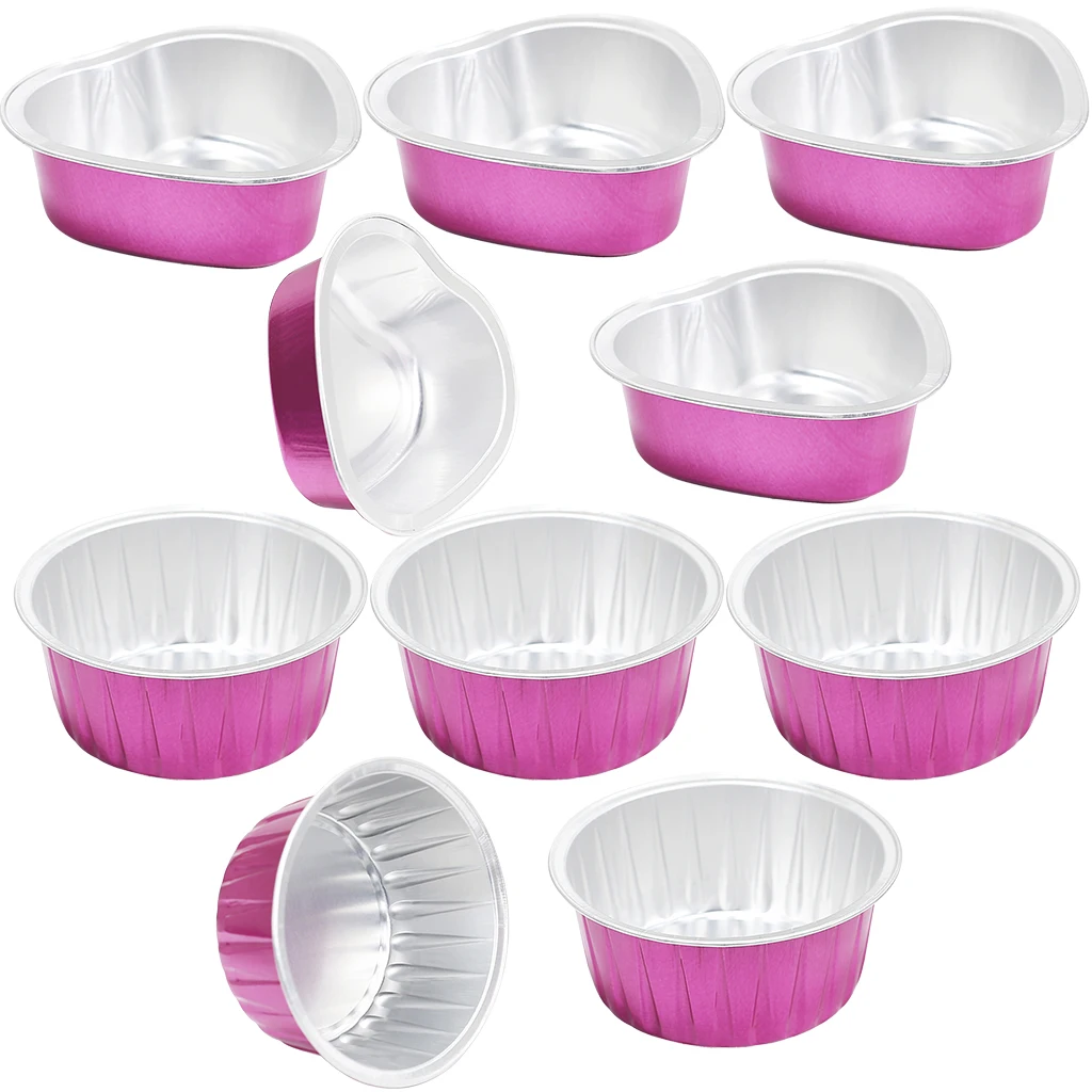 Pack of 10 Hair Removal Bean Bowl - Disposable Melting Wax Pots for Heater -