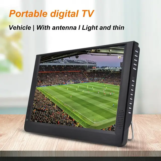 10inch Portable TV Digital Television Player 1080P HDMI Mini Car Television  DVB-T/T2 ISDB-T Digital TV Support USB SD Card VGA - AliExpress