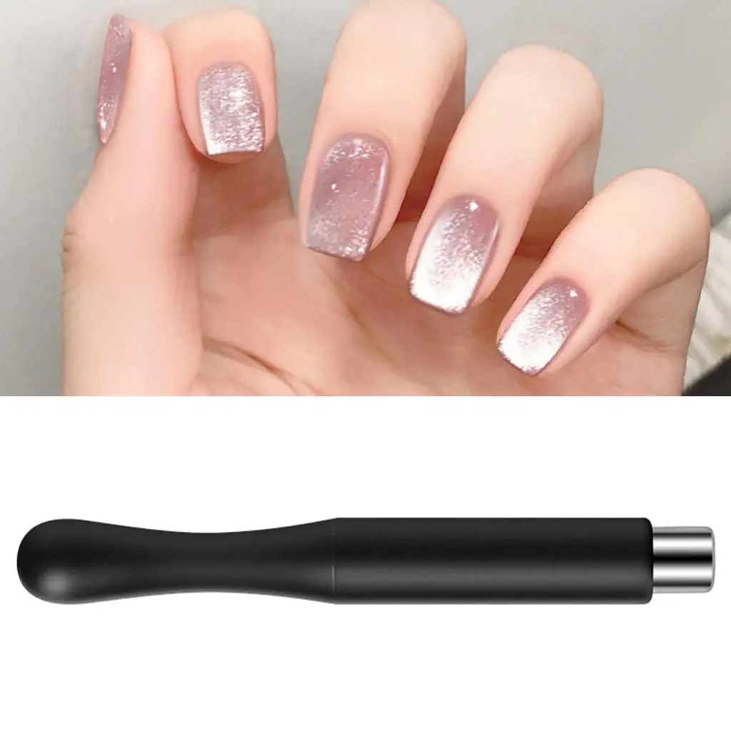 Magnet Stick Painting UV Gel Polish Nail Silicone Cylindrical Pen for Studio