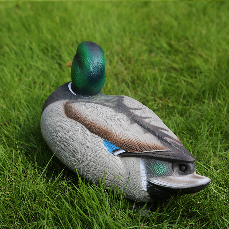 1Pcs Plastic Mallard Duck Decoy with Floating Keel Deadly  Decoy Drake