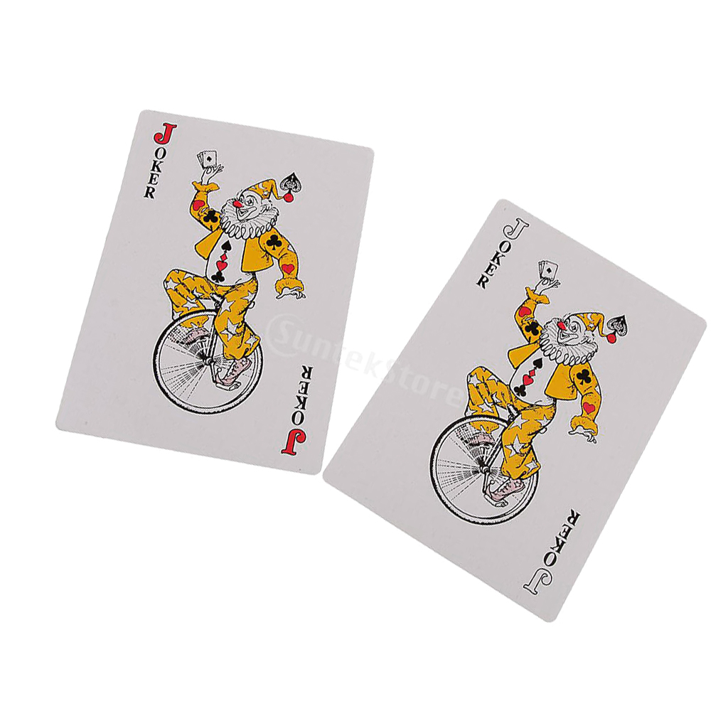 High Quality Twofold Giant Playing Cards Magic Party Game School Full Cards Red Fun Pub Club Family Party Deck Gift Table Games