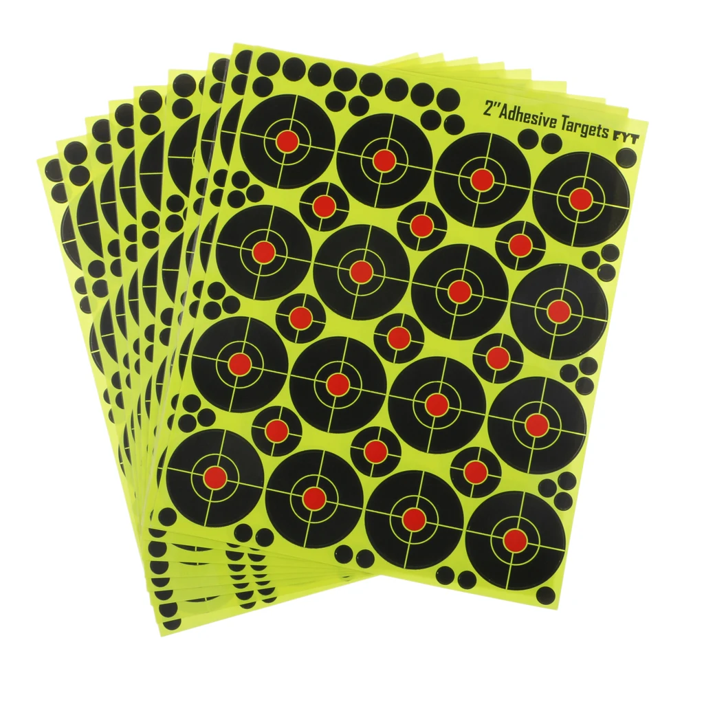 160pcs Shooting Adhesive Targets  Sticker 5cm for Archery Bow Hunting Shooting Training