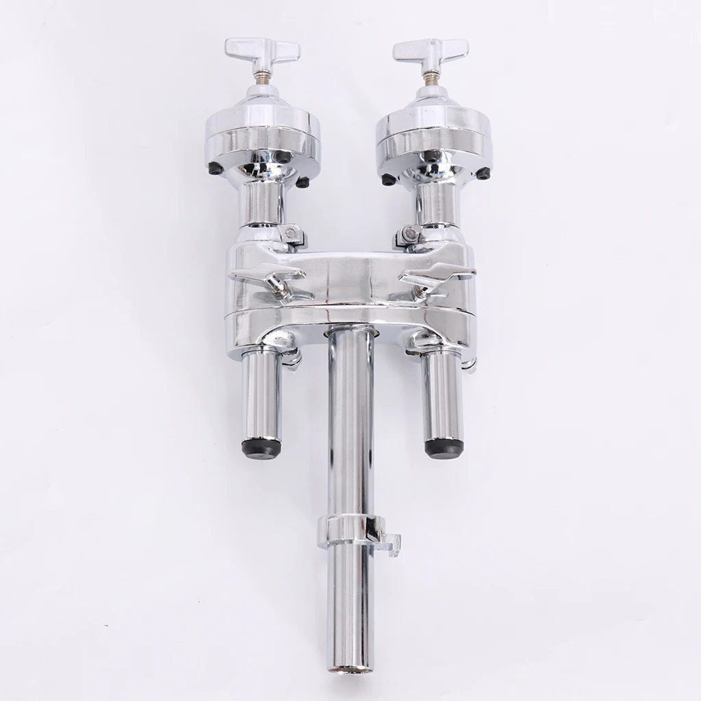 Zinc Alloy Double Tom Holder Stand Bracket for Bass Drum Parts Accessories